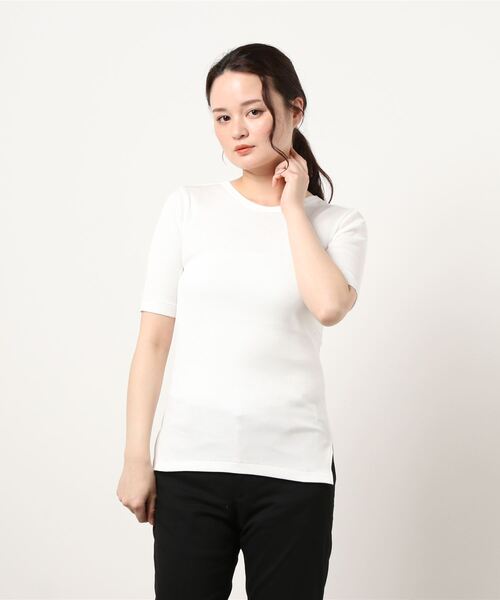 Traditional Weatherwear（トラディショナルウェザーウェア）の「BUCK CONSCIOUS SLIT PO（Tシャツ/カットソー・レディース・ブラック/オフホワイト/グリーン系その他・S）」の11枚目の写真