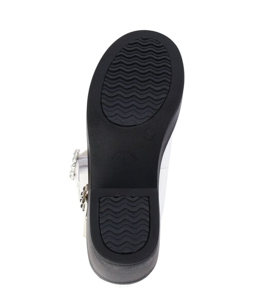cs T&P（シーエスティーアンドピー）の「ビジューバックルWストラップパンプス（パンプス・レディース・ホワイト系2/ブラック系1・S/M/L/LL）」の8枚目の写真