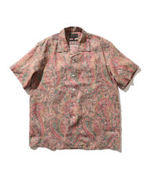BEAMS PLUS | BEAMS PLUS / リネン ペイズリー オープンカラー ショートスリーブ シャツ(Tシャツ/カットソー)