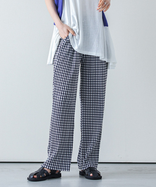 SUGAR BISKET（シュガービスケット）の「セルフカット リブパンツ（その他パンツ・レディース・ミント/イエロー/モカ/ベージュ/ブラック/ピンク/ブルー系その他/グレー系その他/ピンク系その他/パープル系その他/グリーン系その他/ライトグレー/パープル/スカイブルー/ブラック系その他/グリーン系その他2/ブルー系その他2/ベージュ系その他/ブラウン/ブラック系その他2/ブルー系その他3/ブルー系その他4/ブラウン系その他3/グレー系その他3・M/L）」の2枚目の写真