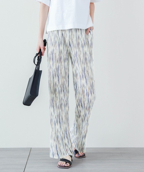 SUGAR BISKET（シュガービスケット）の「セルフカット リブパンツ（その他パンツ・レディース・ミント/イエロー/モカ/ベージュ/ブラック/ピンク/ブルー系その他/グレー系その他/ピンク系その他/パープル系その他/グリーン系その他/ライトグレー/パープル/スカイブルー/ブラック系その他/グリーン系その他2/ブルー系その他2/ベージュ系その他/ブラウン/ブラック系その他2/ブルー系その他3/ブルー系その他4/ブラウン系その他3/グレー系その他3・M/L）」の21枚目の写真