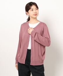KOBE LETTUCE | シルクタッチ&ウォッシャブルプレーンカーディガン(カーディガン/ボレロ)