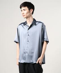 【BESPOKE TOKYO】COVER CLOTH OPEN COLLAR S/S SHIRT