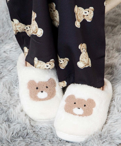 WEGO(ウィゴー)の「WEGO/ベアスリッパ(ルームシューズ/スリッパ・レディース・ホワイト・FREE)」の6枚目の写真