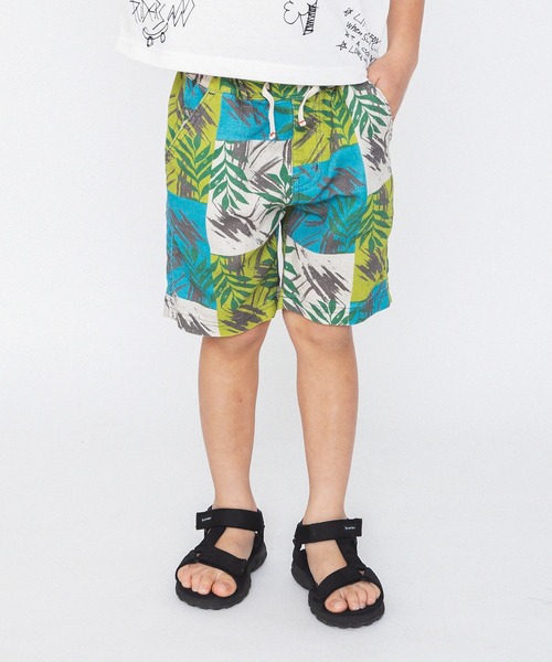 RADCHAP（ラッドチャップ）の「【爽パン】ボタニカル柄プリントハーフパンツ（その他パンツ・キッズ・レッド/ブルー・130cm/140cm/100cm/120cm/110cm/90cm/150cm）」の2枚目の写真