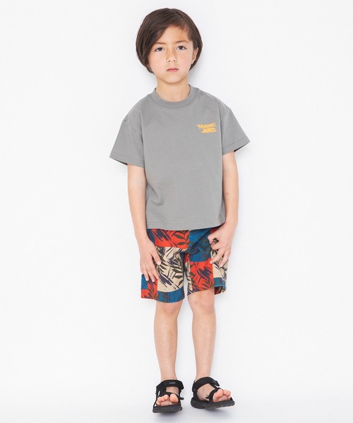 RADCHAP（ラッドチャップ）の「【爽パン】ボタニカル柄プリントハーフパンツ（その他パンツ・キッズ・レッド/ブルー・130cm/140cm/100cm/120cm/110cm/90cm/150cm）」の4枚目の写真