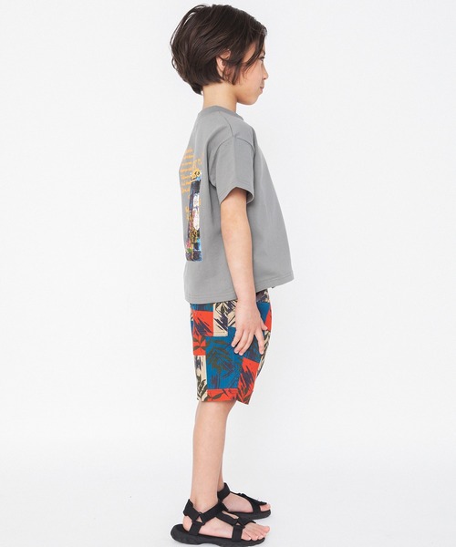 RADCHAP（ラッドチャップ）の「【爽パン】ボタニカル柄プリントハーフパンツ（その他パンツ・キッズ・レッド/ブルー・130cm/140cm/100cm/120cm/110cm/90cm/150cm）」の5枚目の写真