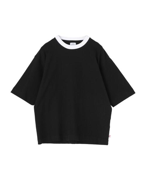 coen（コーエン）の「USAコットンリンガーTシャツ（Tシャツ/カットソー・メンズ・ベージュ/ブラック/ホワイト・X-LARGE/SMALL/MEDIUM/LARGE）」の16枚目の写真