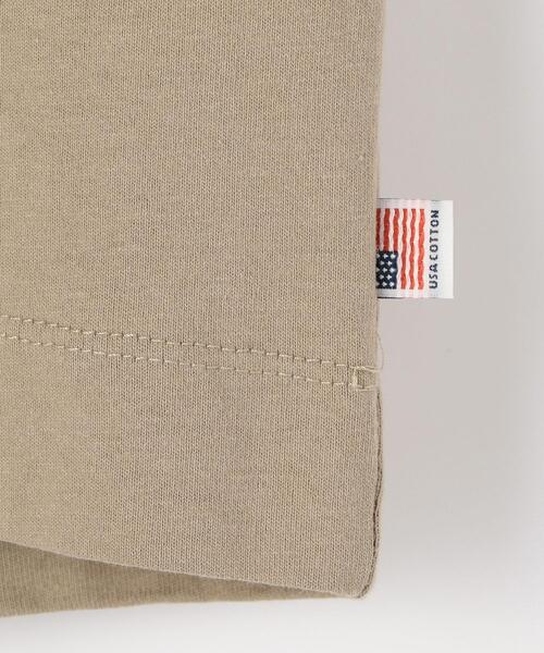 coen（コーエン）の「USAコットンリンガーTシャツ（Tシャツ/カットソー・メンズ・ベージュ/ブラック/ホワイト・X-LARGE/SMALL/MEDIUM/LARGE）」の22枚目の写真