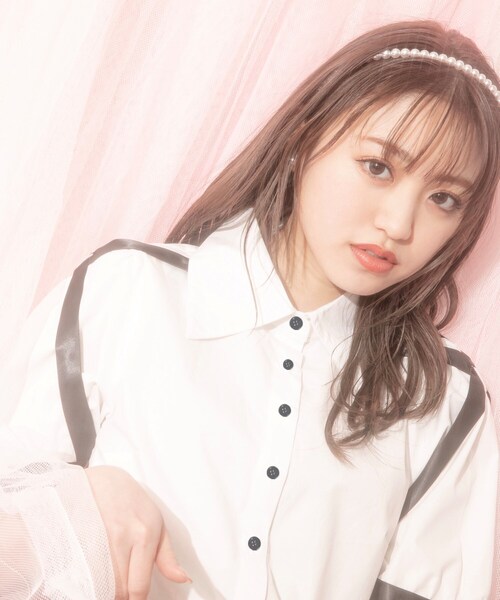 KOL ME BABY（コルミーベイビー）の「◆Ribbon cross shirts（シャツ/ブラウス・レディース・オフホワイト・00）」の6枚目の写真