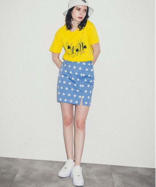 LOCAL HEROES（ローカルヒーローズ）の「CLOVER TEE（Tシャツ/カットソー・レディース・イエロー・S/XS）」の4枚目の写真