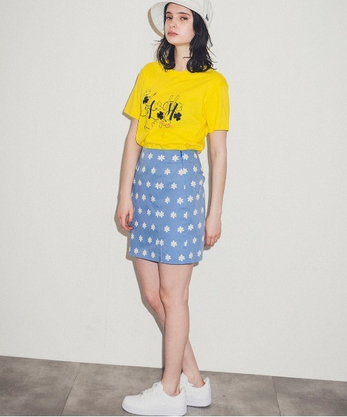 LOCAL HEROES（ローカルヒーローズ）の「CLOVER TEE（Tシャツ/カットソー・レディース・イエロー・S/XS）」の3枚目の写真