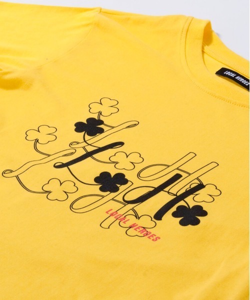 LOCAL HEROES（ローカルヒーローズ）の「CLOVER TEE（Tシャツ/カットソー・レディース・イエロー・S/XS）」の5枚目の写真