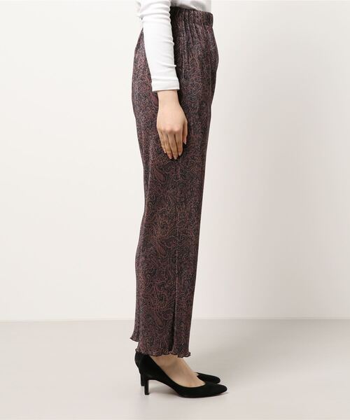 prose verse(プロズヴェール)の「柄アソートプリーツパンツ(その他パンツ・レディース・ブルー/ブラウン/オフホワイト・フリ-)」の4枚目の写真