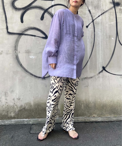 prose verse(プロズヴェール)の「柄アソートプリーツパンツ(その他パンツ・レディース・ブルー/ブラウン/オフホワイト・フリ-)」の15枚目の写真