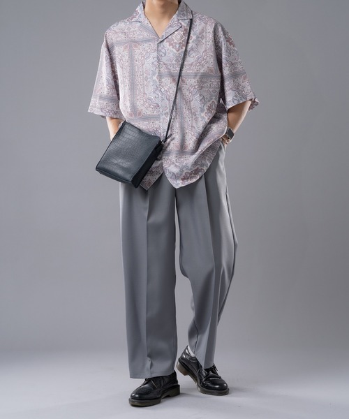 kutir（クティール）の「スクエアショルダーバッグ（ショルダーバッグ・メンズ・ブラック/ベージュ/ブルーグリーン・FREE）」の16枚目の写真