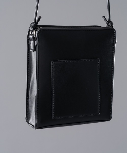 kutir（クティール）の「スクエアショルダーバッグ（ショルダーバッグ・メンズ・ブラック/ベージュ/ブルーグリーン・FREE）」の13枚目の写真