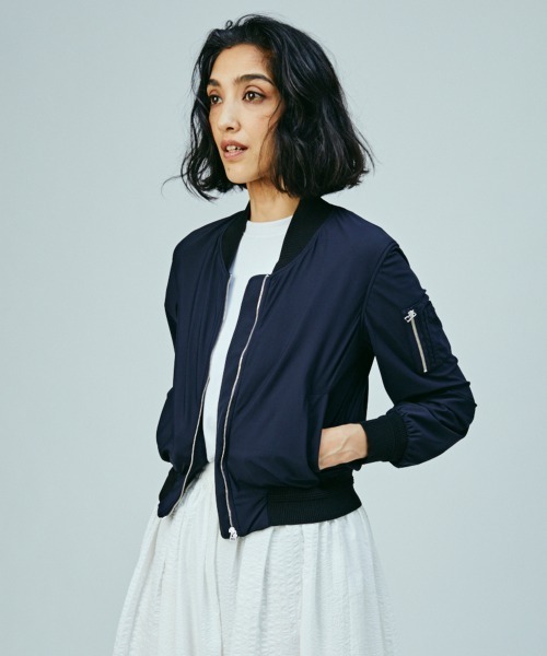 sov ソブ　刺繍付きシースルーブルゾン Sov.（ソブ）の「刺繍付きシースルーブルゾン（ブルゾン）」 - WEAR