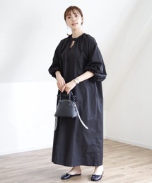 【UNFIELD ギャザーボリュームワンピース】