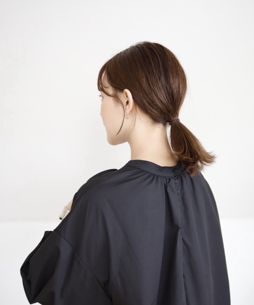 UNFIELD（アンフィールド）の「【UNFIELD ギャザーボリュームワンピース】（ワンピース・レディース・ホワイト/ブラック・FREE）」の6枚目の写真