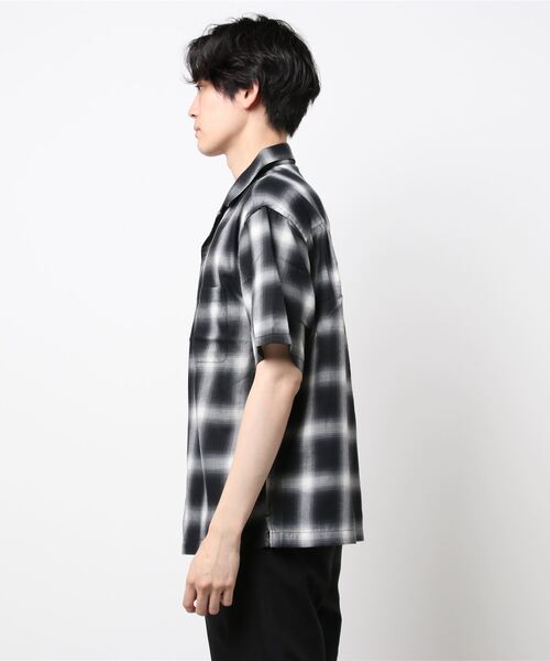 BACK NUMBER(バックナンバー)の「【BACK NUMBER】オンブレオープンカラーシャツ(シャツ/ブラウス・メンズ・グレー/ブラック/ブルー・M/L/XL)」の4枚目の写真