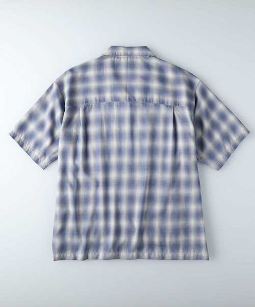 BACK NUMBER(バックナンバー)の「【BACK NUMBER】オンブレオープンカラーシャツ(シャツ/ブラウス・メンズ・グレー/ブラック/ブルー・M/L/XL)」の10枚目の写真