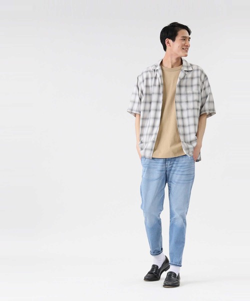 BACK NUMBER(バックナンバー)の「【BACK NUMBER】オンブレオープンカラーシャツ(シャツ/ブラウス・メンズ・グレー/ブラック/ブルー・M/L/XL)」の22枚目の写真