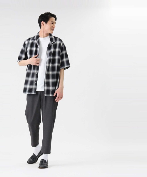 BACK NUMBER(バックナンバー)の「【BACK NUMBER】オンブレオープンカラーシャツ(シャツ/ブラウス・メンズ・グレー/ブラック/ブルー・M/L/XL)」の14枚目の写真