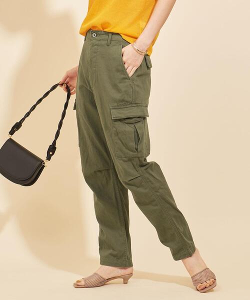 BEAUTY&YOUTH UNITED ARROWS(ビューティーアンドユースユナイテッドアローズ)の「【別注】<SOUTH POINT>カーゴパンツ ∴(カーゴパンツ・レディース・ホワイト/オリーブ・S/M)」の18枚目の写真