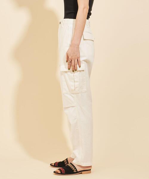 BEAUTY&YOUTH UNITED ARROWS(ビューティーアンドユースユナイテッドアローズ)の「【別注】<SOUTH POINT>カーゴパンツ ∴(カーゴパンツ・レディース・ホワイト/オリーブ・S/M)」の15枚目の写真