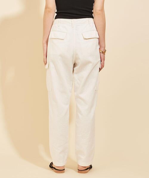 BEAUTY&YOUTH UNITED ARROWS(ビューティーアンドユースユナイテッドアローズ)の「【別注】<SOUTH POINT>カーゴパンツ ∴(カーゴパンツ・レディース・ホワイト/オリーブ・S/M)」の16枚目の写真