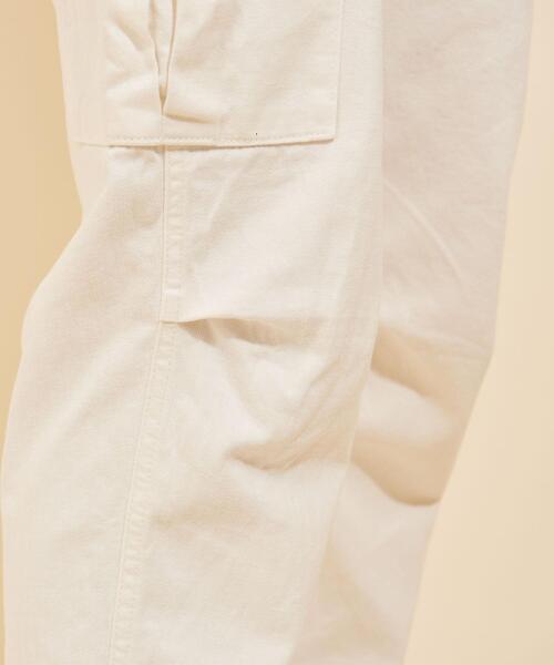 BEAUTY&YOUTH UNITED ARROWS(ビューティーアンドユースユナイテッドアローズ)の「【別注】<SOUTH POINT>カーゴパンツ ∴(カーゴパンツ・レディース・ホワイト/オリーブ・S/M)」の11枚目の写真