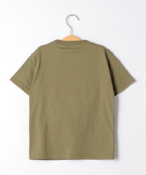 grn（ジーアールエヌ）の「【キッズ】〔別注〕TJ EX grn outdoor（ジーアールエヌ アウトドア）フェイクポーチTEE / Tシャツ（Tシャツ/カットソー・キッズ・ホワイト/オリーブ・S 125-135cm/XS 105-115cm）」の3枚目の写真