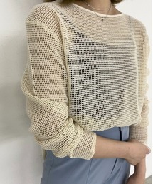 Solace | メッシュロングプルオーバー(Tシャツ/カットソー)