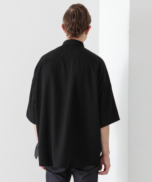 SHAREEF（シャリーフ）の「【SHAREEF】STUDIOUS別注 EMBROIDERY SS SH（シャツ/ブラウス・メンズ・ホワイト/パープル/ブラック・2/1）」の19枚目の写真