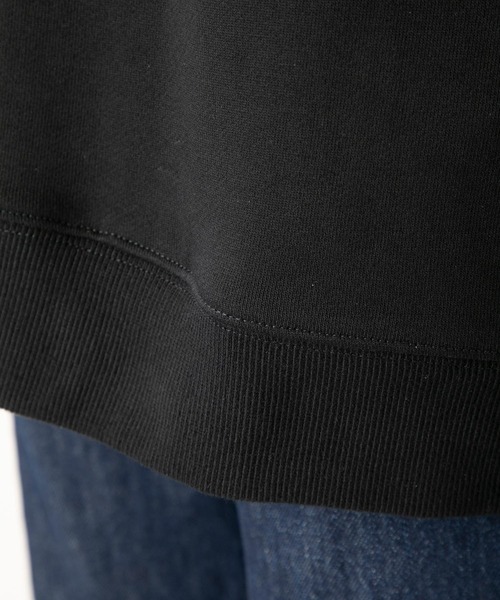 MILKFED.（ミルクフェド）の「ARCH LOGO PATCH HOODED TOP（パーカー・レディース・ネイビー/ブラック/オフホワイト/ブラウン・ONE SIZE）」の8枚目の写真