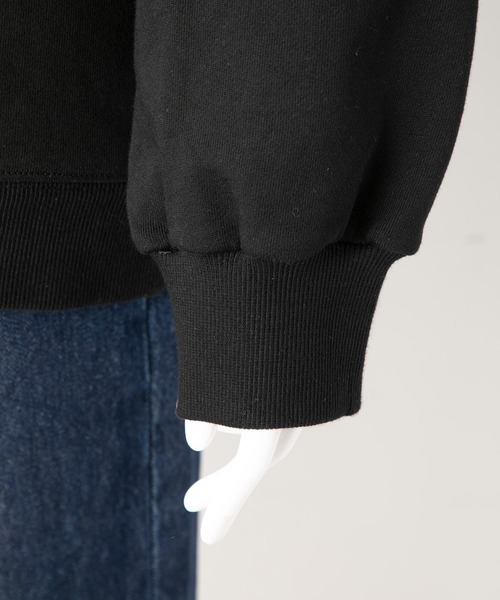 MILKFED.（ミルクフェド）の「ARCH LOGO PATCH HOODED TOP（パーカー・レディース・ネイビー/ブラック/オフホワイト/ブラウン・ONE SIZE）」の10枚目の写真