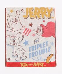 TOM&JERRY（トムアンドジェリー）の「【公式】トムとジェリー　フェイスタオル（ハンカチ/ハンドタオル）」