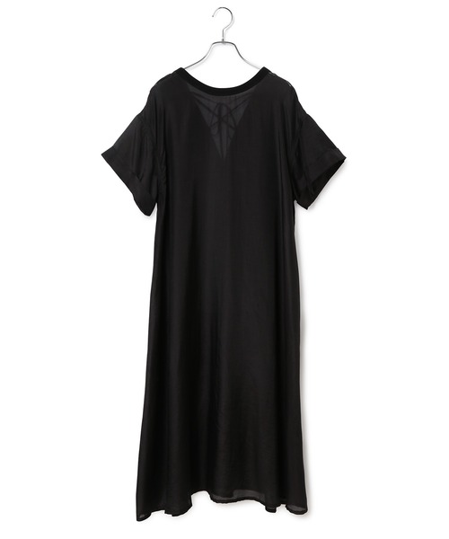 ADAM ET ROPE'(アダムエロペ)の「<SETアイテム>シアーTキャミワンピセット(ワンピース・レディース・ブラック/グリーン・FREE)」の8枚目の写真