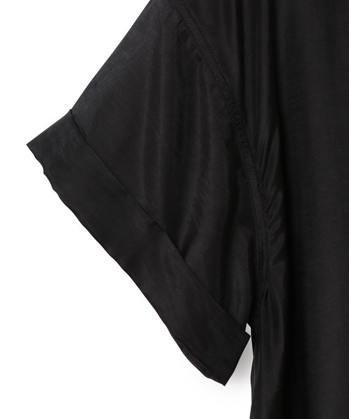 ADAM ET ROPE'(アダムエロペ)の「<SETアイテム>シアーTキャミワンピセット(ワンピース・レディース・ブラック/グリーン・FREE)」の11枚目の写真