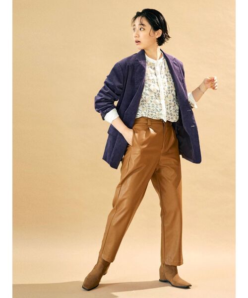 Ungrid（アングリッド）の「フェイクレザーデザインパンツ（その他パンツ・レディース・ブラック/ブラウン・FREE）」の10枚目の写真