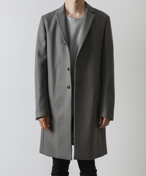 ATTACHMENTアタッチメント21aw ウールメルトンチェスターコート1新品 ATTACHMENT（アタッチメント）の「WOOL MELTON TAILORED SINGLE