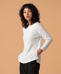 FEELING MADE | FEELING MADE ストレッチランダムリブ 2way カットソー(Tシャツ/カットソー)