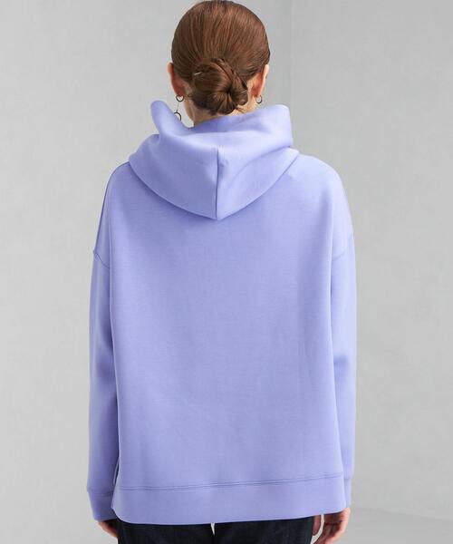 green label relaxing（グリーンレーベルリラクシング）の「ダンボール フード スリット プルオーバー カットソー パーカー（パーカー・レディース・ライトブルー/ダークグレー/モカ・FREE）」の10枚目の写真