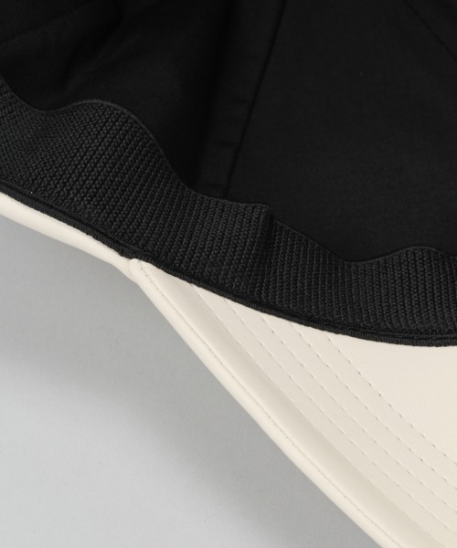 JEANASIS（ジーナシス）の「【YOGA】レザーキャップ/954949（キャップ・レディース・ホワイト/ブラック・FREE）」の7枚目の写真