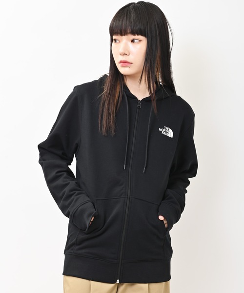 THE NORTH FACE（ザノースフェイス）の「THE NORTH FACE (ザ・ノース フェイス) THE NORTH FACE OPEN GATE FZHOOD LIGHT 裏毛ジップパーカー（パーカー・レディース・ブラック・S/M/L）」の8枚目の写真
