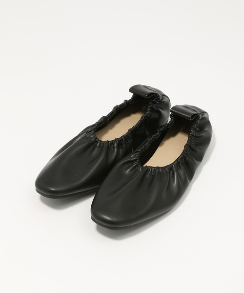 LAKOLE（ラコレ）の「ギャザーバレエシューズ / 954625（バレエシューズ・レディース・ブラック/オフホワイト/モカ/ベビーピンク・MEDIUM/LARGE）」の3枚目の写真