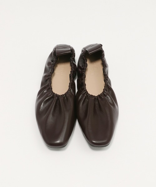 LAKOLE（ラコレ）の「ギャザーバレエシューズ / 954625（バレエシューズ・レディース・ブラック/オフホワイト/モカ/ベビーピンク・MEDIUM/LARGE）」の16枚目の写真