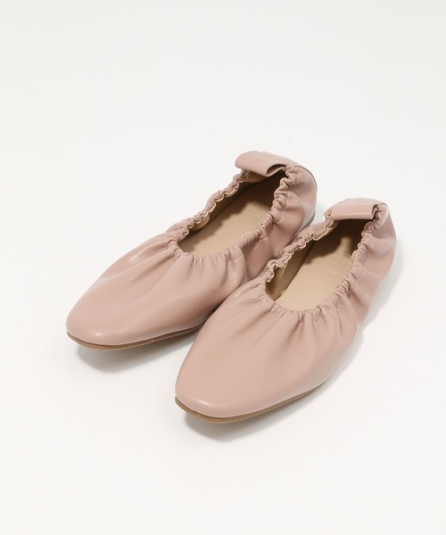 LAKOLE（ラコレ）の「ギャザーバレエシューズ / 954625（バレエシューズ・レディース・ブラック/オフホワイト/モカ/ベビーピンク・MEDIUM/LARGE）」の5枚目の写真