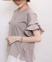 ELVENCE DEUX | ソデフリルPO(Tシャツ/カットソー)